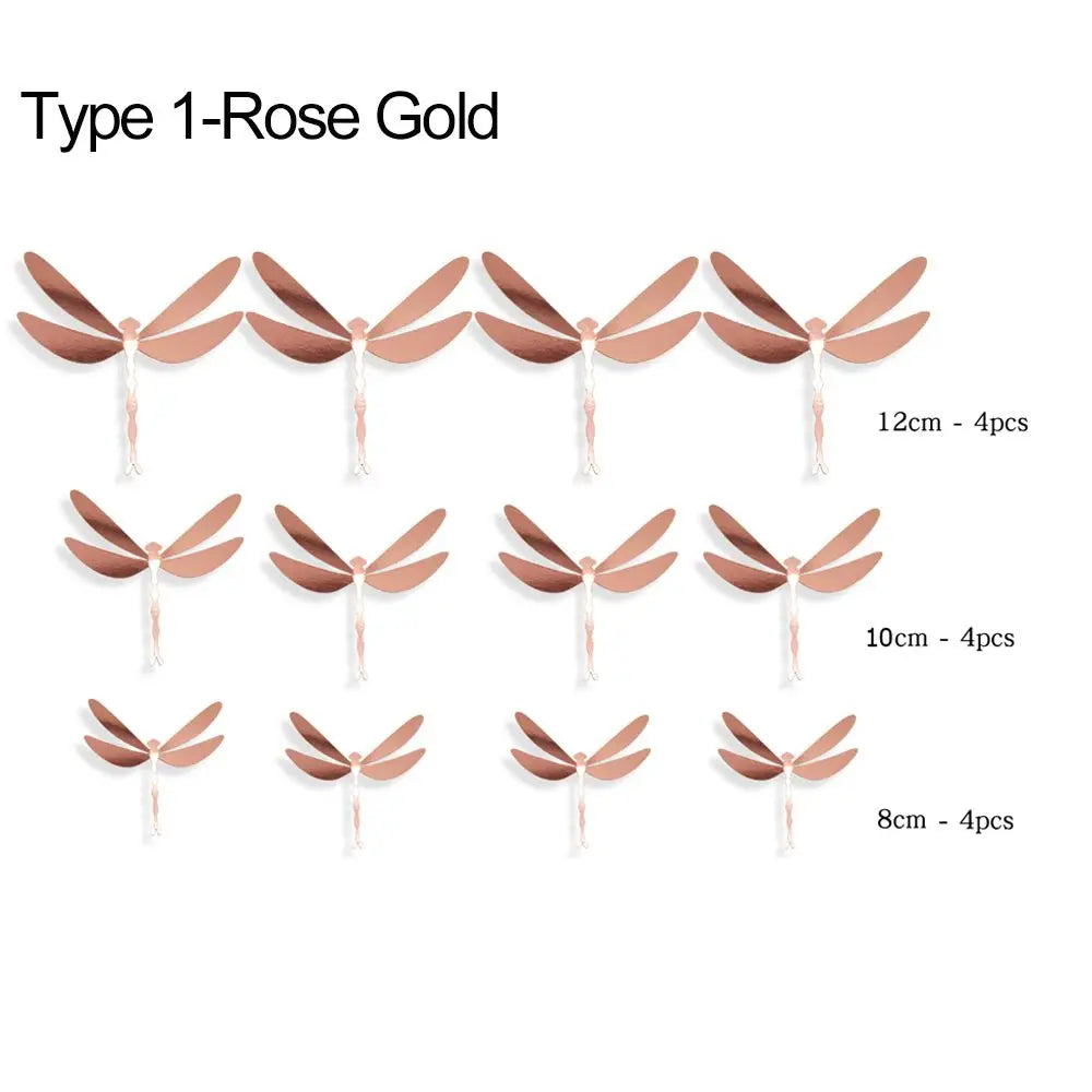 12Pcs/Set 3D Hollow Butterfly Wall Decals Stickers DIY Butterflies Art Wall Decor Wedding Festival Wallpaper Home Decoration