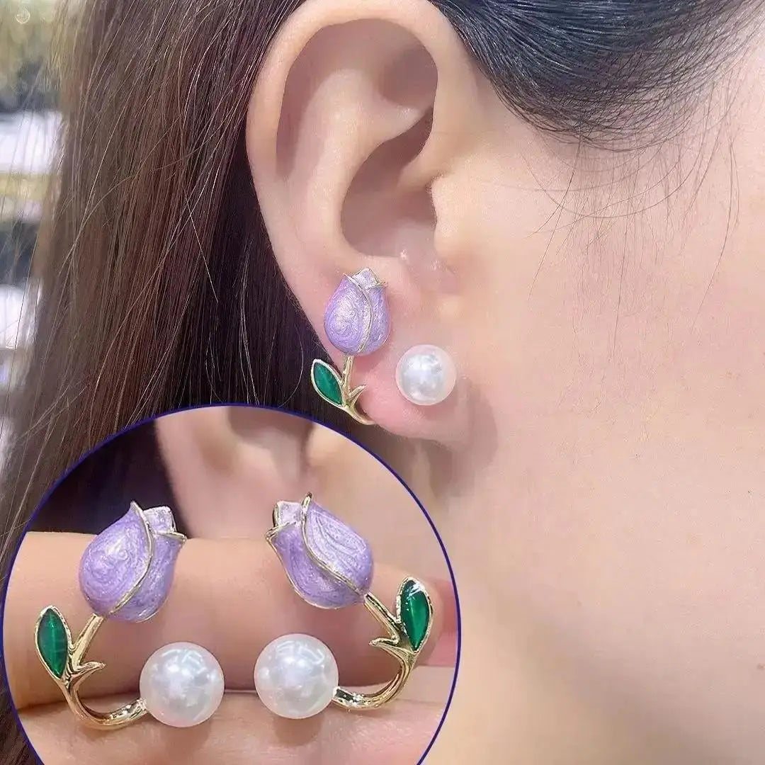 Korean Fashion Seven Star Zircon Earrings For Women Jewelry 2025 Trending New Luxury Women's Crystal Stars Stud Earrings Gifts