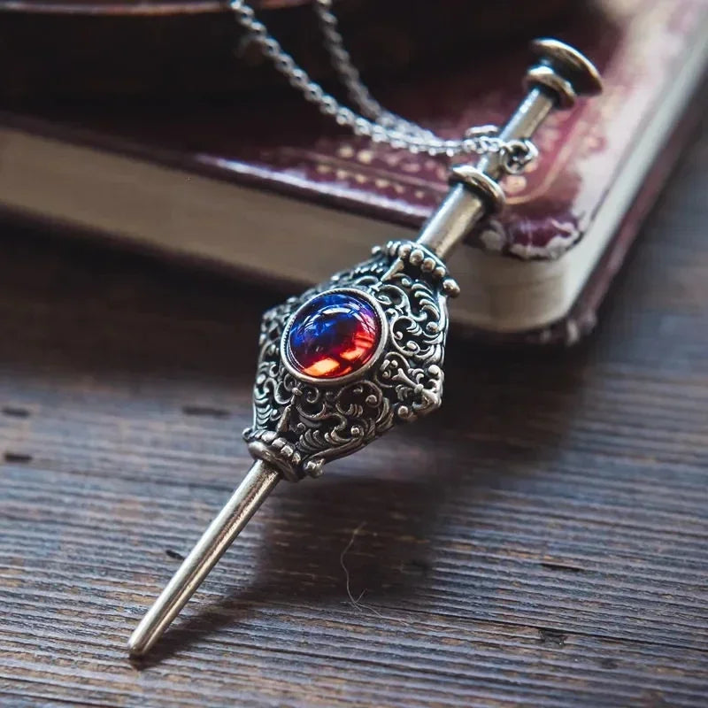 Gawu Box Pendant Can Be Opened Vajra Pestle Six-Character Sutra Zircon Buddha Necklace Male and Female Amulet Jewelry