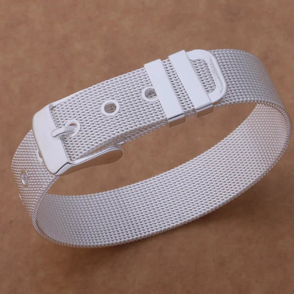 925 Sterling Silver Bracelet Heart High Quality Romance Chain For Woman Men Fashion Engagement Party Wedding Jewelry Gift