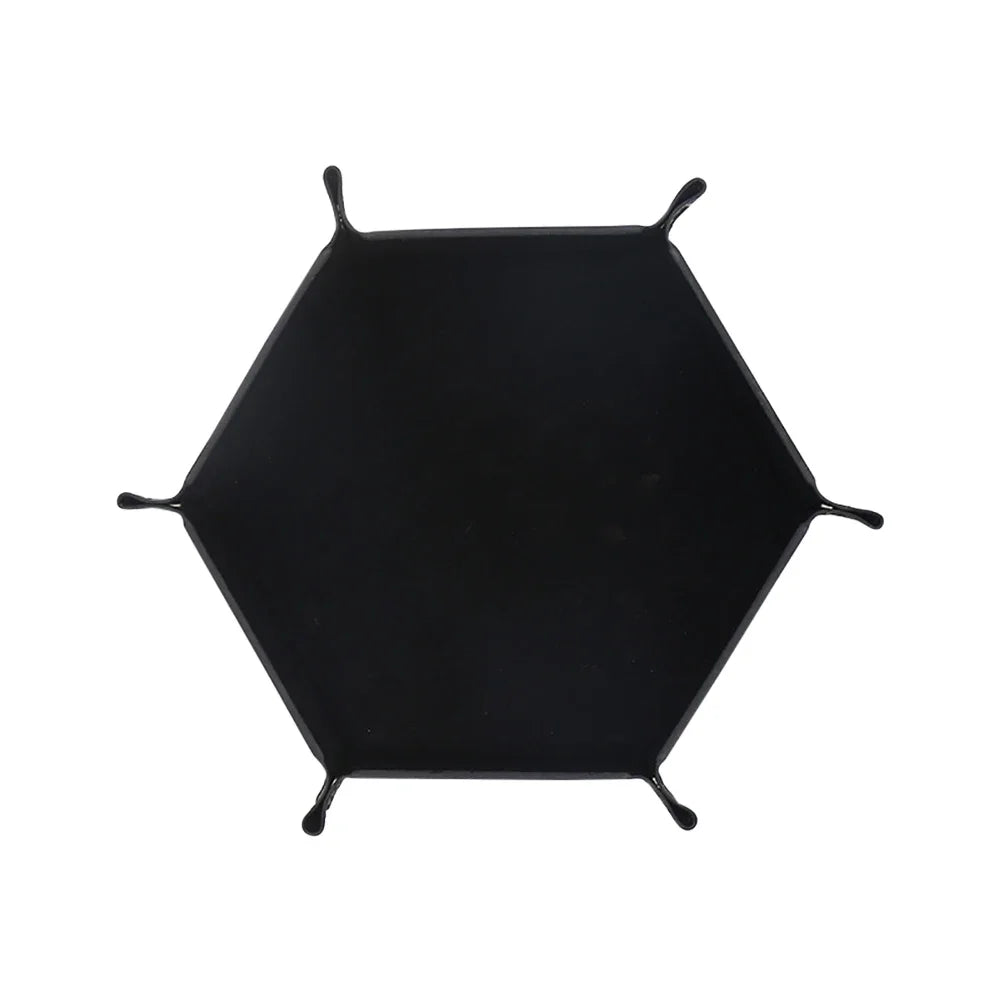 Hexagonal Dice Tray Miscellaneous Storage Box Board Game Dice Tray Accessories