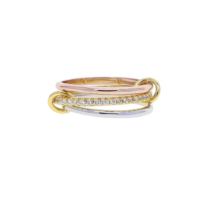 Stacking Engagement Band Rings For Women Plain Micro Paved 5A CZ Mix Color Multi Pieces Stack Full Finger Jewelry