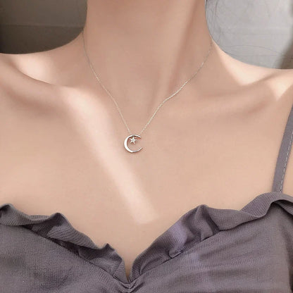 VENTFILLE 925 Sterling Silver Hiphop Necklace New Fashion Simple Geometric Handmade Clavicle Chain Party Jewelry Gifts for Women