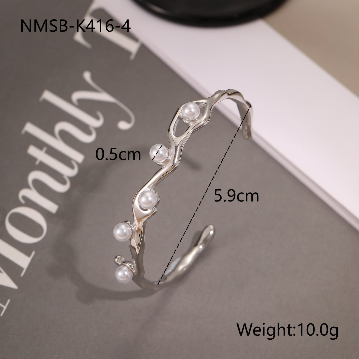 European And American Ins Fashion Design Stainless Steel Bracelet Opening Bracelet